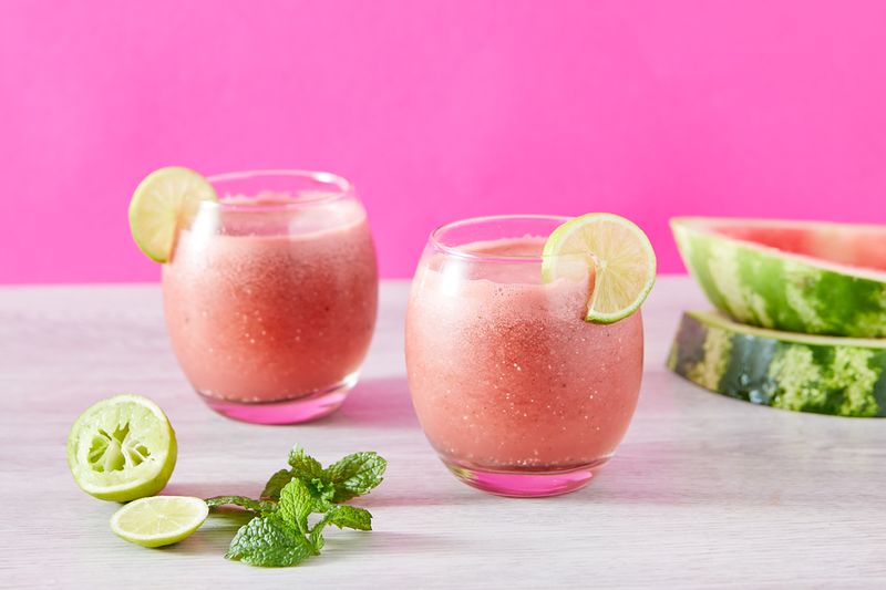 Cafe Rio fresh watermelon agua fresca drink
